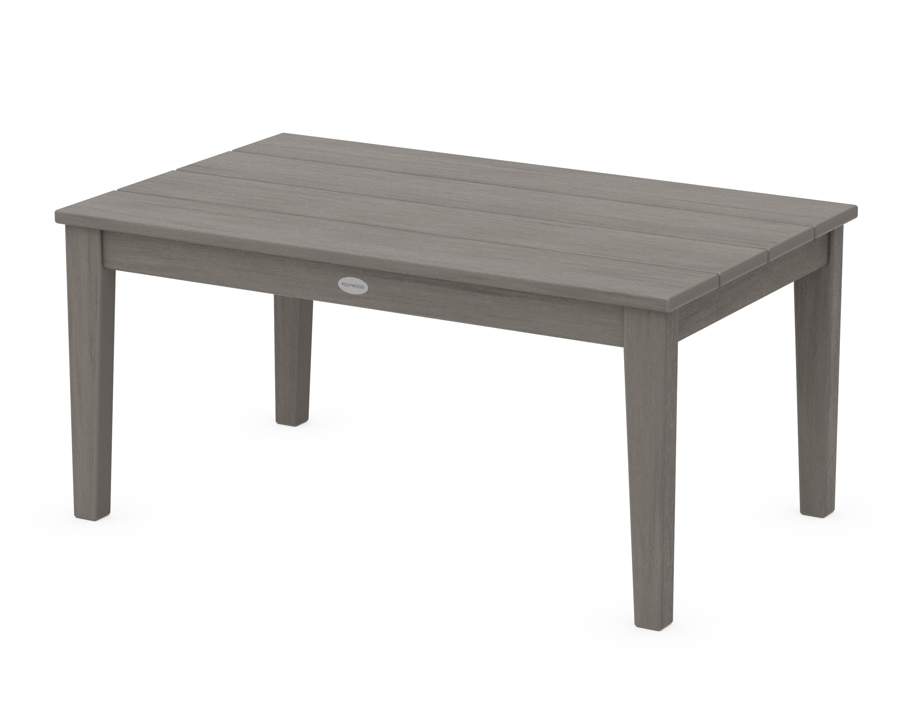 POLYWOOD Newport 22" x 36" Coffee Table - Driftwood