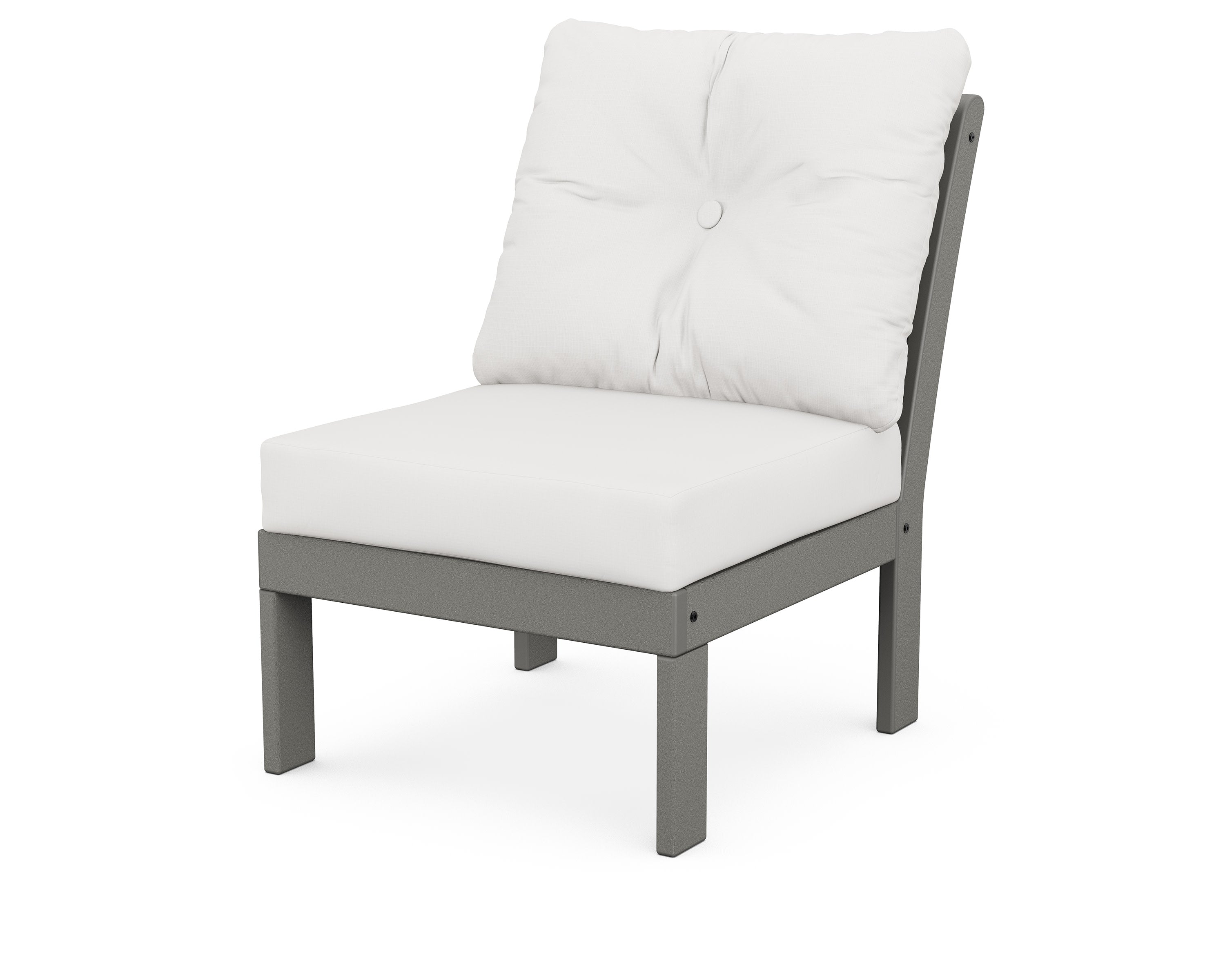 Vineyard Modular Armless Chair with Cushion