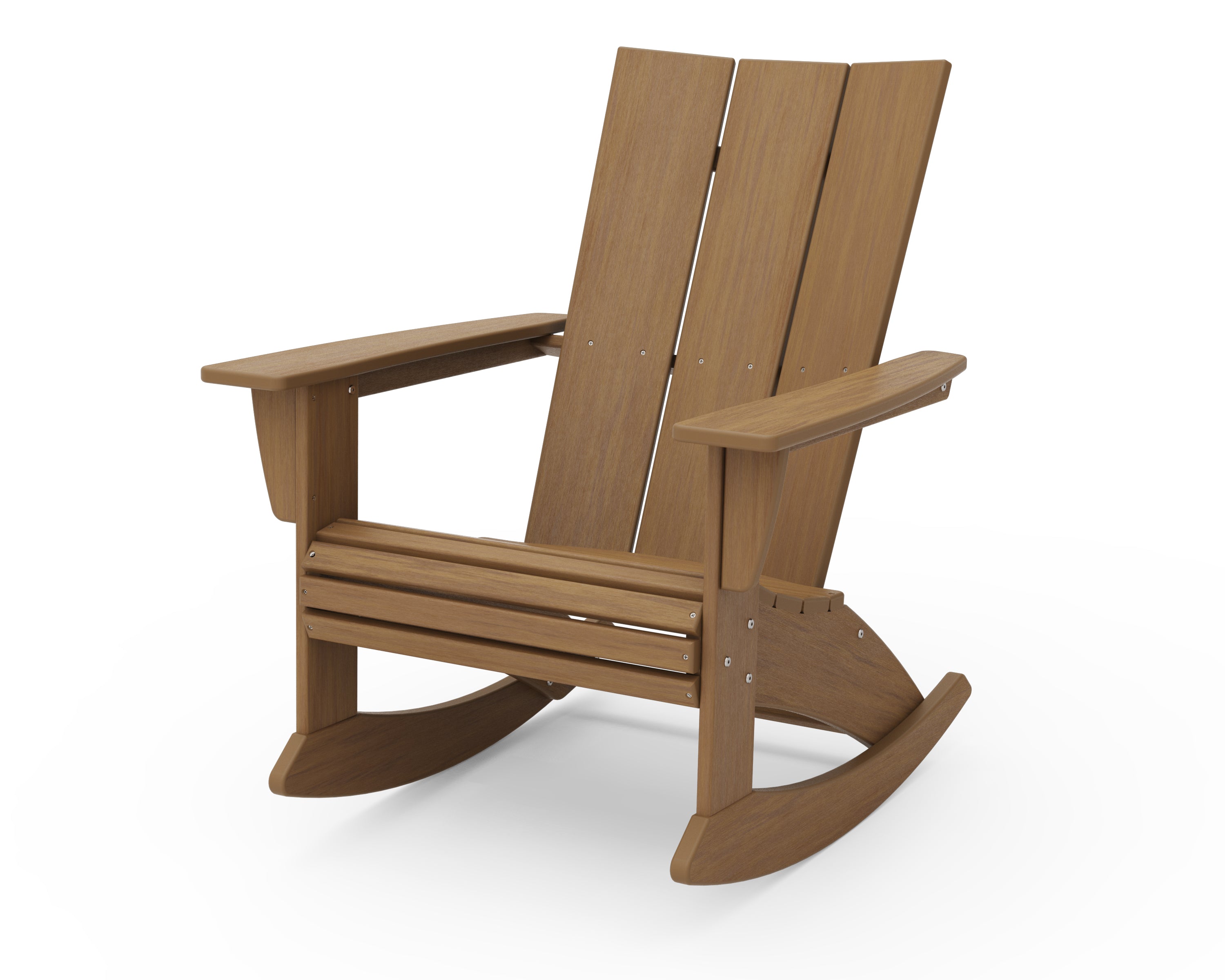 Modern Curveback Adirondack Rocking Chair