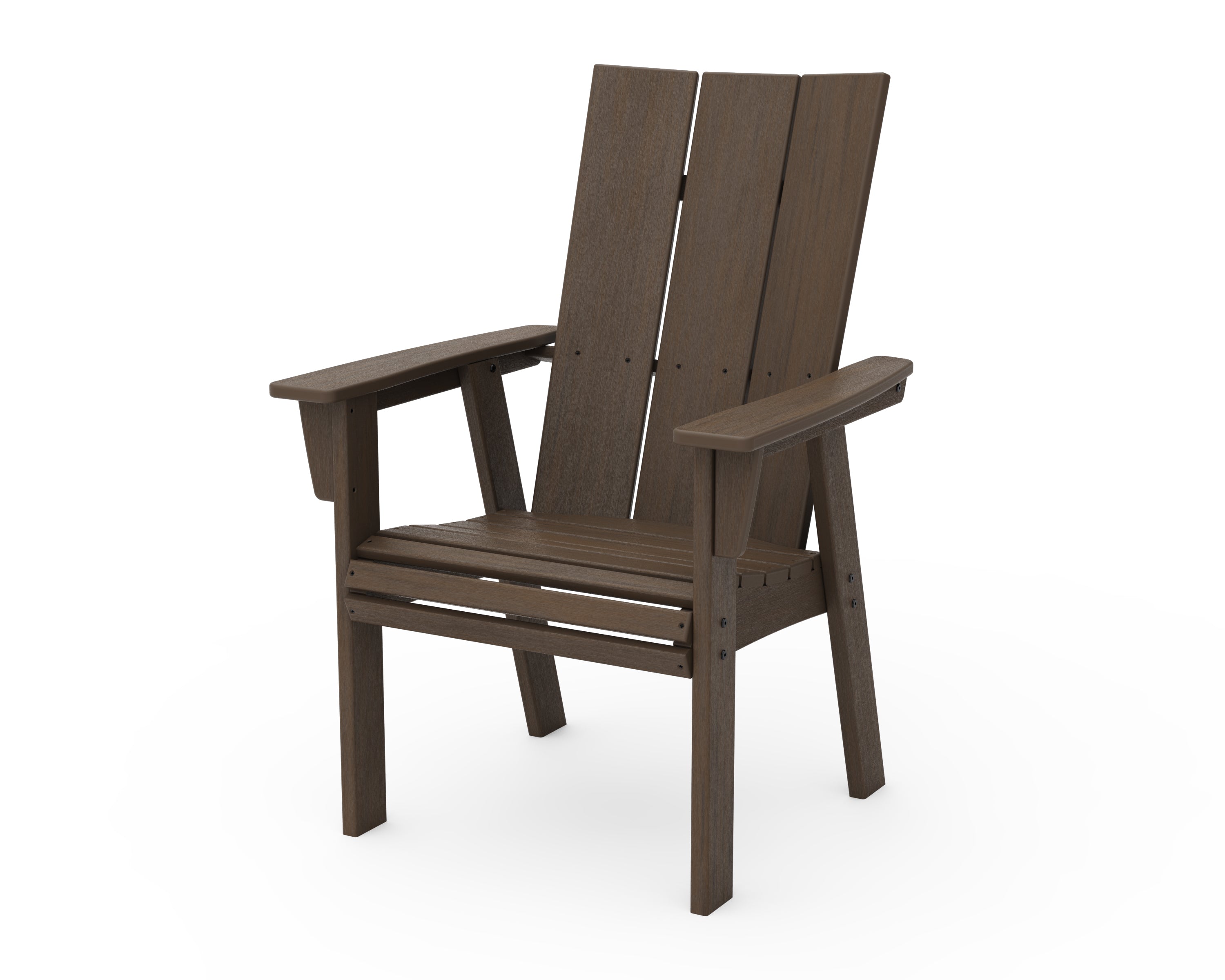 Modern Curveback Adirondack Dining Arm Chair