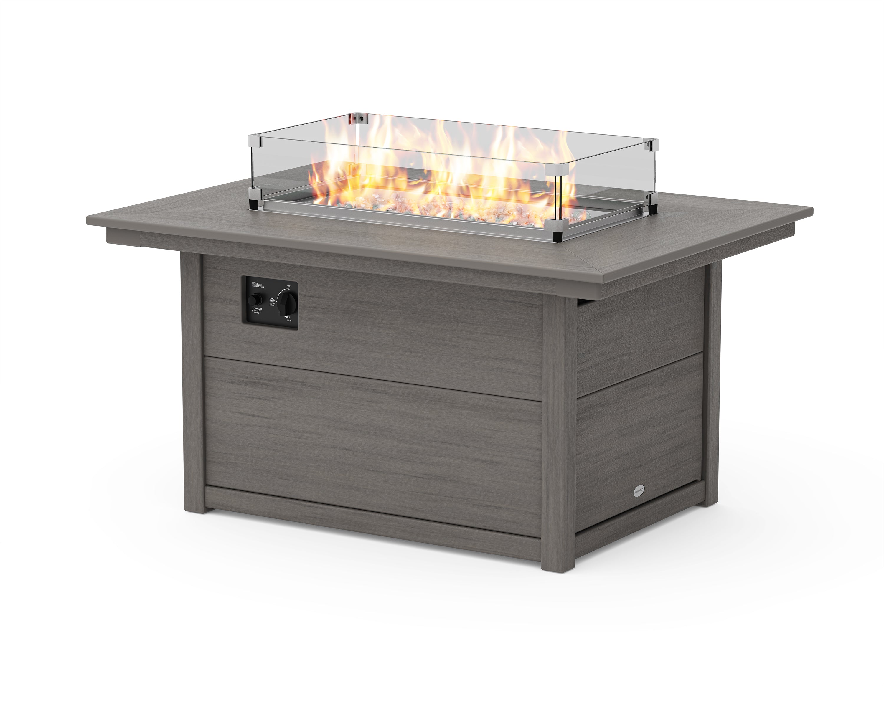 34" x 46" Rectangular Fire Pit Table