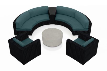 Curved Outdoor Sofas and Sectionals