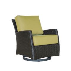 Palm Harbor Wicker Swivel Gliding Club Chair w/ Cushions FN23090 by Ratana