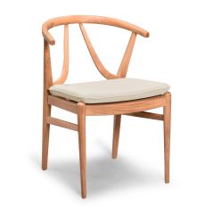 Silo 45 View for Holland Dining Chair - Canvas Flax HL-HND-TK-DSC By Harmonia Living