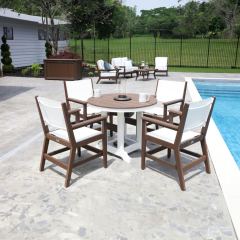 Mayhew Sling 4-Seat Round Dining Set by Berlin Gardens