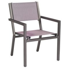 Palm Coast Sling Stackable Dining Arm Chair 570417 by Woodard