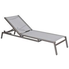 Palm Coast Sling Adjustable Stacking Chaise Lounge 570470 by Woodard