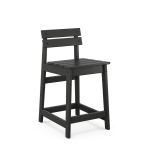 Modern Studio Plaza Armless Lowback Counter Chair 1101L by POLYWOOD