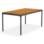 Four 62_ x 35_ Rectangle Bamboo Top Dining Table 12402-0324 by Houe