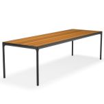 Four 106_ x 35_ Rectangle Bamboo Top Dining Table 12404-0324 by Houe