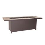 Elba Aluminum 28"x72" Rectangle Chat Fire Pit 5122-2872C by OW Lee
