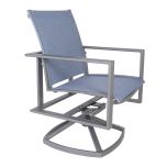 Studio Sling Swivel Rocker Dining Arm Chair 77192-SR by OW Lee