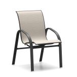Stella Sling Aluminum Low Back Dining Arm Chair 7A681 by Homecrest