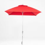 Monterey Aluminum 7.5' Crank Lift Square Umbrella w/ Fiberglass Ribs 464FMC-SQ by Frankford Umbrellas