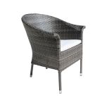 Ultra Stackable Woven Armchair 890-1130-GRY  1