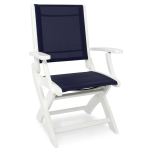 White Frame Finish With Citrus seat Finish