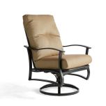 Albany Cushioned Dining Swivel Rocker AB-460 by Mallin Casual Furniture