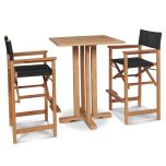 Captains 2-Seat Bar Set HLS-CB by HiTeak