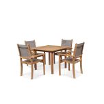 Pearl 4-Seat Dining Set HLS-PE by HiTeak