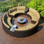 Arden 7 Piece Eclipse Sectional Set HL-ARD-CH-7CSEC by Harmonia Living