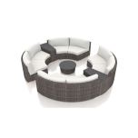 Silo Side View for Dune 7 Piece Eclipse Sectional Set - Canvas Natural HL-DUNE-DW-7CSEC By Harmonia Living