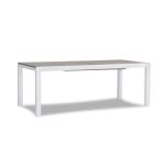 Silo 45 View for Spread Extendable Dining Table - White/Barnwood HL-SP-WT-EXTDT-BW By Harmonia Living