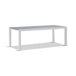 Silo 45 View for Spread Extendable Dining Table - White/Concrete HL-SP-WT-EXTDT-CON By Harmonia Living