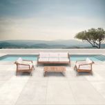 Lifestyle 45 View for Tango 4 Piece Sofa Set - Canvas Natural HL-TAN-TK-4SS By Harmonia Living