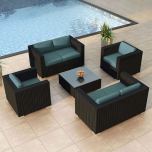 Urbana 5 Piece Double Loveseat Set HL-URBN-CB-5LS2S by Harmonia Living
