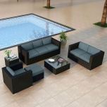 Urbana 5 Piece Sofa Set HL-URBN-CB-5SS by Harmonia Living