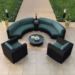 Urbana 6 Piece Curve Sectional Set HL-URBN-CB-6CSEC by Harmonia Living