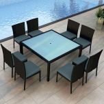 Urbana 9 Piece Square Dining Set HL-URBN-CB-9SDS by Harmonia Living