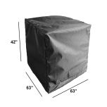 Weather X Furniture Cover - Square Bar Set HL-WX-GP-BAR-SQ by Harmonia Living