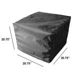 Weather X Furniture Cover - Square End Table HL-WX-GP-ET-SQ by Harmonia Living