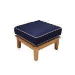 Miami Cushioned Ottoman MIAOT by Royal Teak