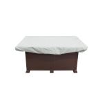 Large Rectangle Fire Pit/Table/Ottoman Protective Cover PFC835 by Treasure Garden