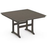 Nautical Trestle 59" Square Counter Table PLR85-T2L1 by Polywood
