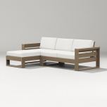 Latitude 3 to 4 Seater Sectional with Left Arm Chaise PWS798-2 by POLYWOOD