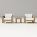 Latitude 2 Seater Chat Set PWS806-2 by POLYWOOD