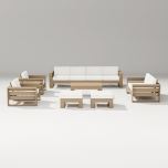 Latitude Sectional Sofa Lounge Set - Seats Up To 10 PWS809-2 by POLYWOOD