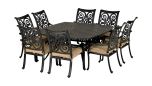 Venice 8 Seat 6 Square Dining Set With Arm Chairs Sqdtwr64 Vc2