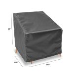 WeatherX Cover for Medium Club Chair WX-GP-CC-MED by Harmonia Living