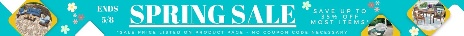 The Outdoor Furniture Spring Sale is on Now! Save up to 35% off Forever Patio, Oxford Garden, and HiTeak!