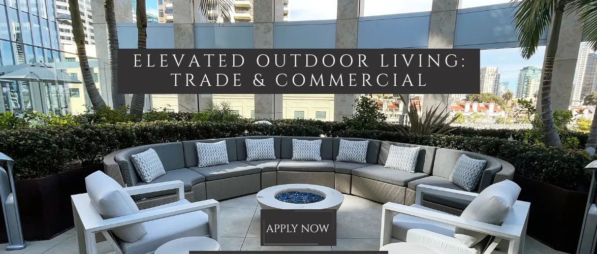 Patio Productions offers best in class service to our commercial and trade clientele, for all your outdoor furniture needs. We can source any quantity of furniture and support commercial projects of any size.